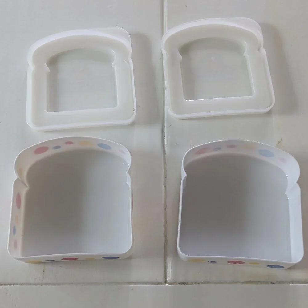 VTG Wonder Bread Sandwich Containers by A. Aronson – Set of 2